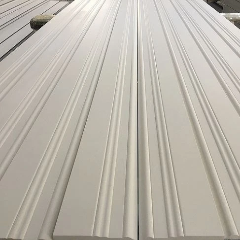 Pannelli di rivestimento in legno con giuntura a dita, primerizzati bianchi di prima classe per un design decorativo