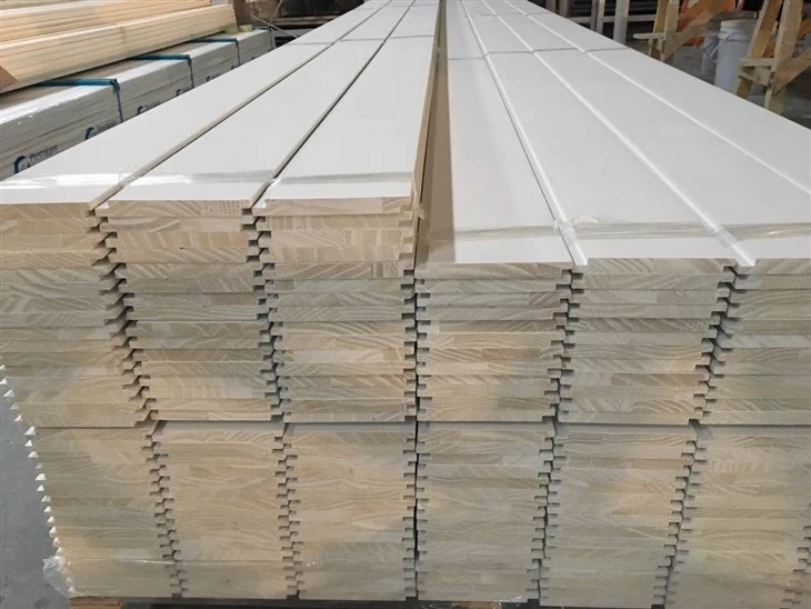 High Quality White Primed Wood Wall Panel